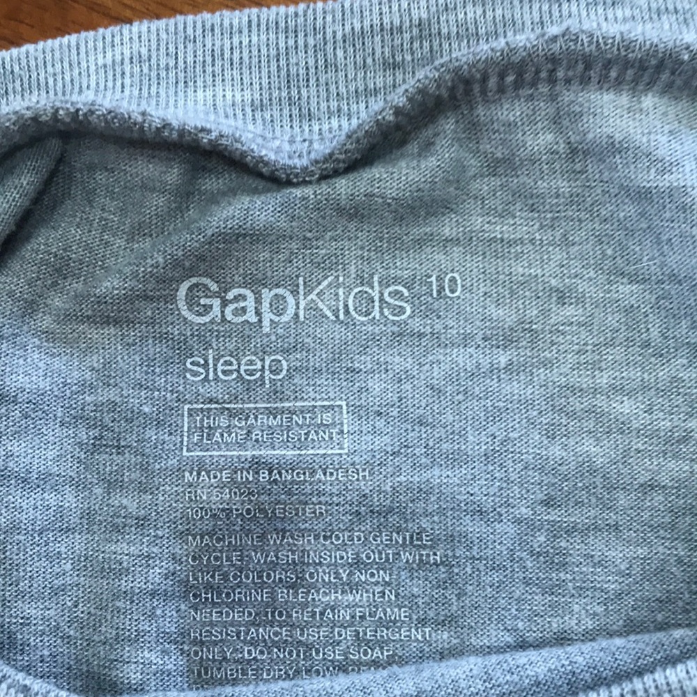 Gap Kids Sleep Shirt Size 10 - Picture 2 of 3
